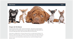 Desktop Screenshot of chiendouceur.se