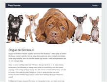 Tablet Screenshot of chiendouceur.se